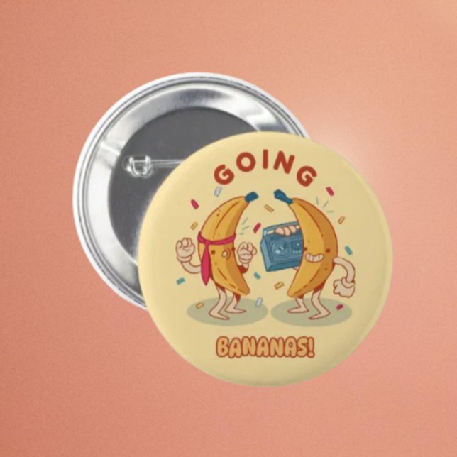 Going Bananas Fun Button (Creator Uploaded)