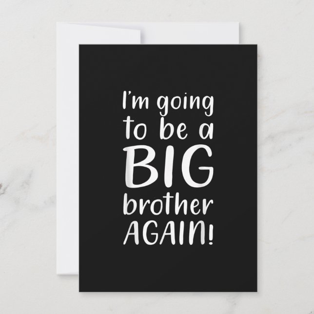 Going Big Brother Again Announcement Gift Brother (Front)