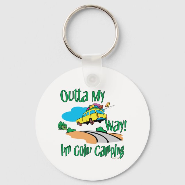 Going Camping Key Ring (Front)