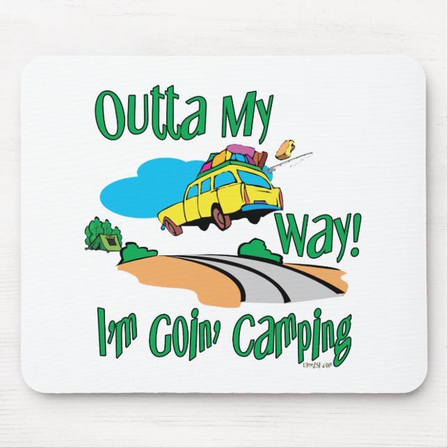 Going Camping Mouse Pad (Front)
