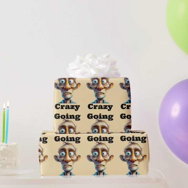 Going Crazy Wrapping Paper (Party Gifts)