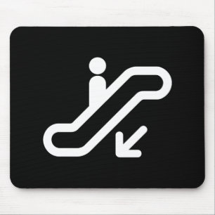 Going Down Pictogram Mousepad