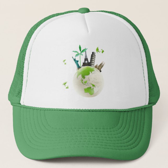 Going for Green! Trucker Hat (Front)