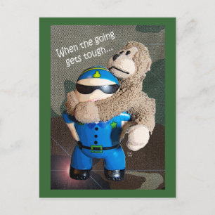 Going Gets Tough Postcard