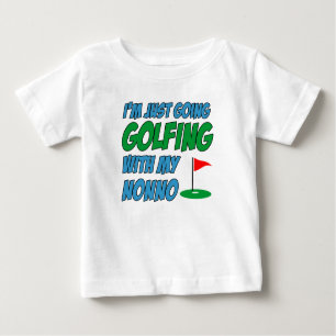 Going Golfing With Nonno Italian Grandchild Baby T-Shirt