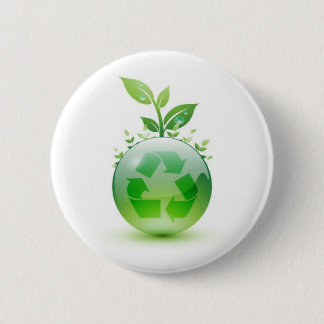 Going Green 6 Cm Round Badge