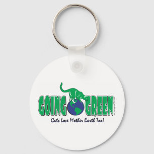 Going Green Earth Day Key Ring