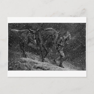 Going Home to Love in a Cottage Postcard