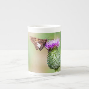 going horizontal on a vertical bone china mug