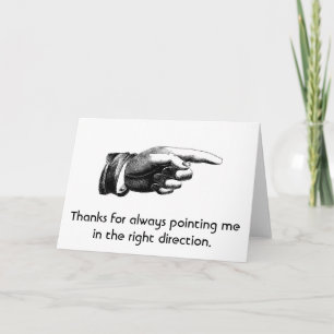 Going My Way Thank You Card