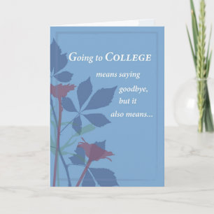 Going Off to College Goodbye Card