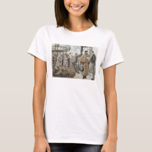 Going on Board at Tilbury, from 'P & O Pencillings T-Shirt