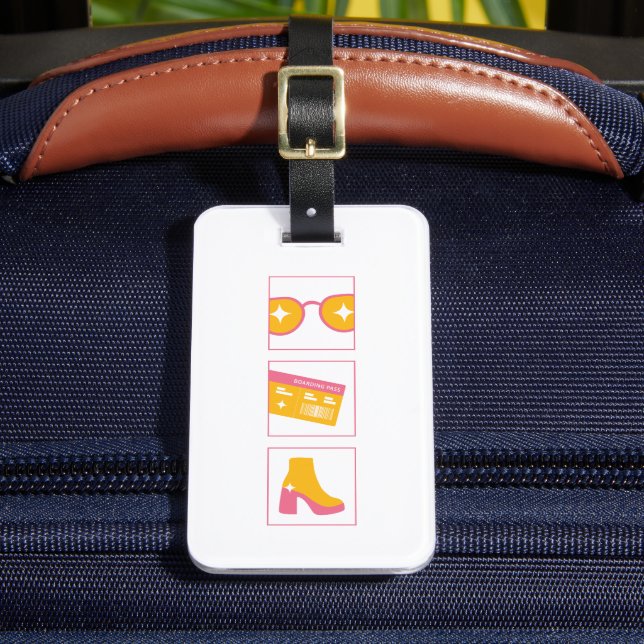 Going on Vacation Luggage Tag (Front Insitu 2)