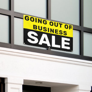 Going Out of Business Sale Large Banner