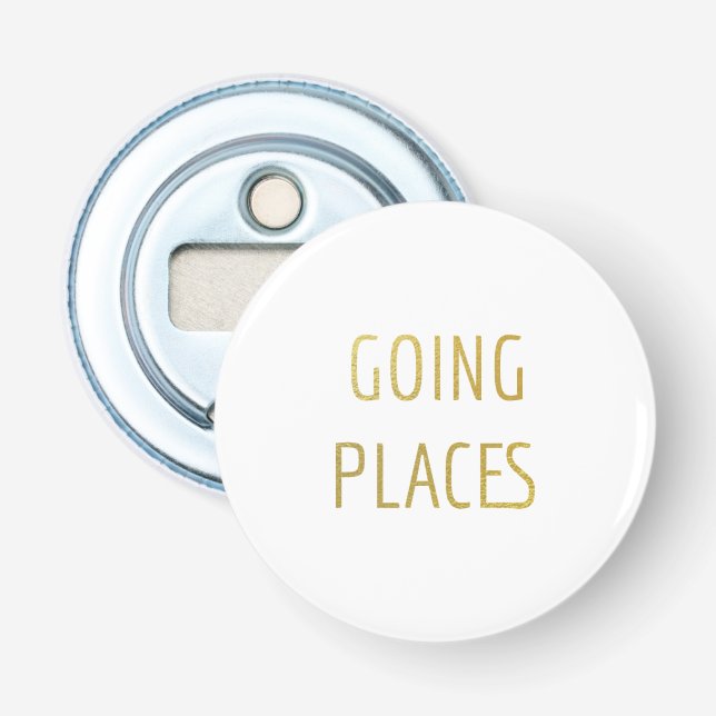 Going places - bottle opener (Front)
