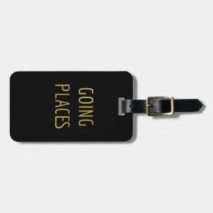 Going places luggage tag