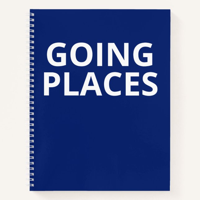 Going places - notebook (Front)