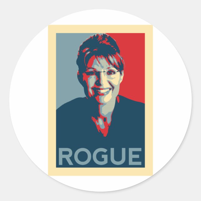 Going Rogue Classic Round Sticker (Front)