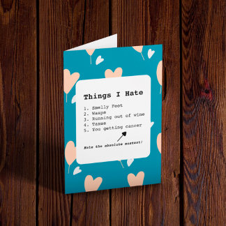 Going Through Cancer Card