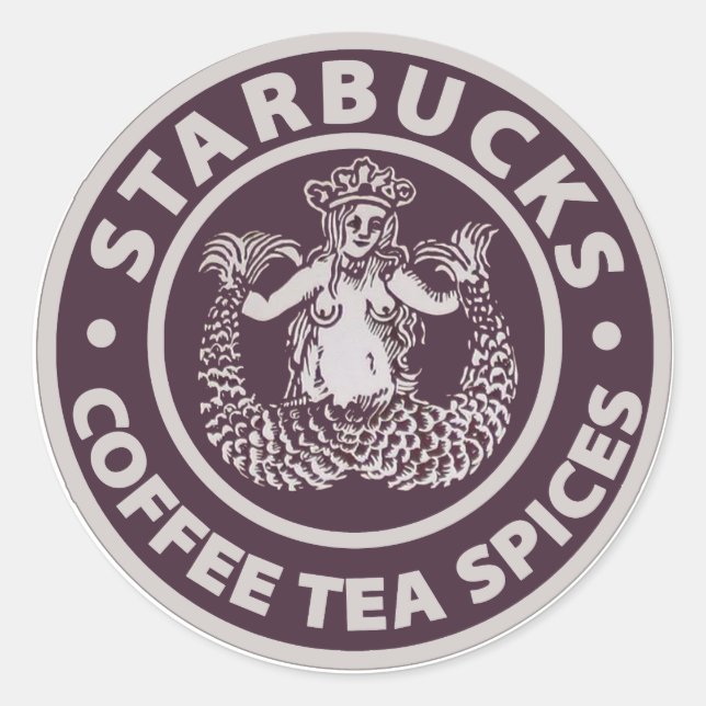 Going to 1971 on a Starbies Run Classic Round Sticker (Front)