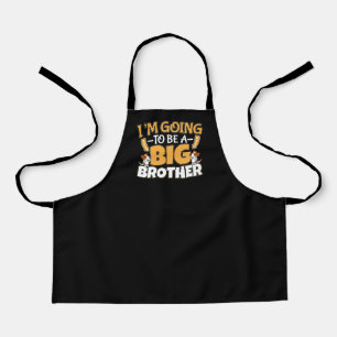 Going to Be a Big Brother - New Baby Sibling Apron