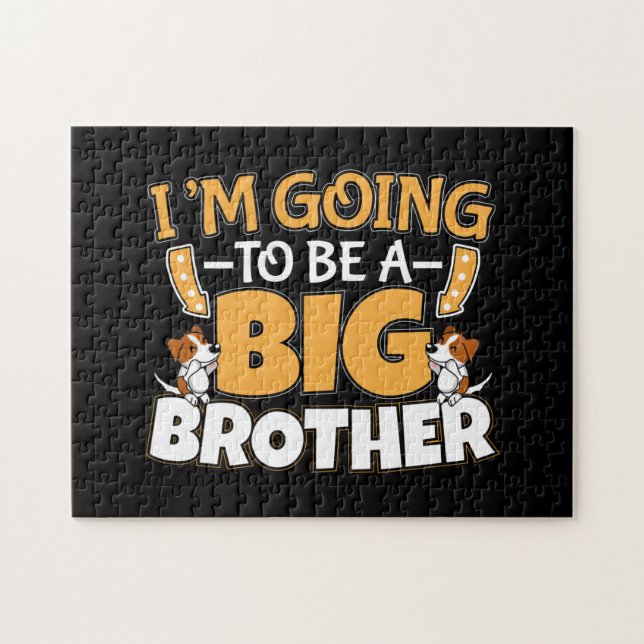 Going to Be a Big Brother - New Baby Sibling Jigsaw Puzzle (Horizontal)