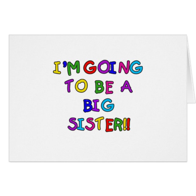 Going to be a Big Sister (Front Horizontal)