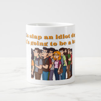 "Going to be a busy day" - Funny Large Coffee Mug