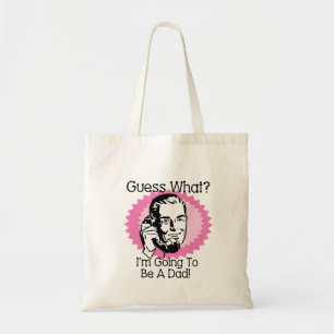 Going To Be a Dad Pink Tote Bag