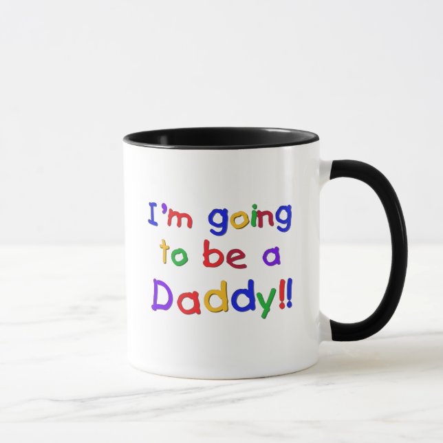 Going to be a Dad-Primary Colours Mug (Right)