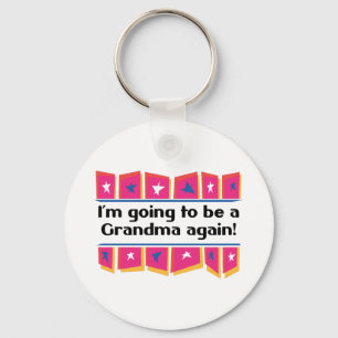 Going to be a Grandma Again! Key Ring