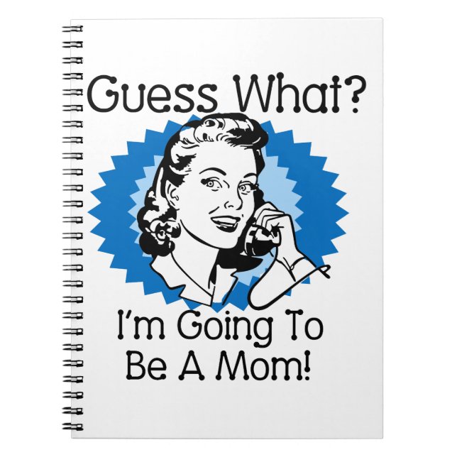 Going To Be a Mum Blue Notebook (Front)