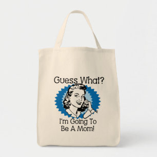 Going To Be a Mum Blue Tote Bag