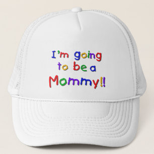 Going to be a Mummy Primary Colours Trucker Hat