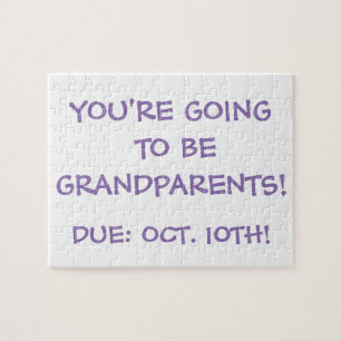 "Going to be Grandparents!" Puzzle