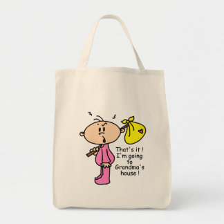 Going To Grandma's House Baby (Pink) Tote Bag