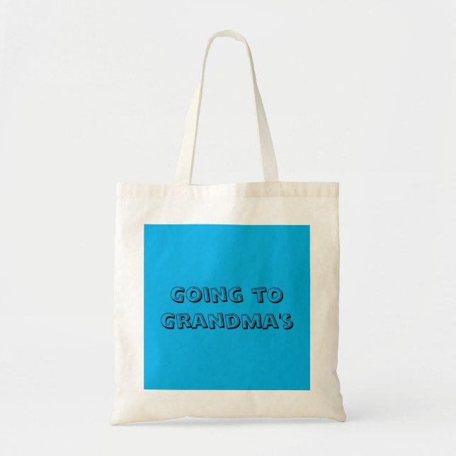 Going to Grandma's - Small Tote Bag (Front)