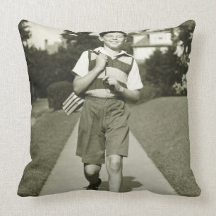 Going to School Cushion