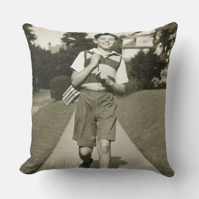Going to School Cushion (Front)