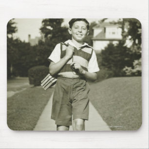 Going to School Mouse Pad