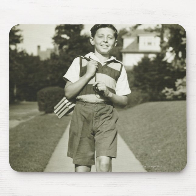 Going to School Mouse Pad (Front)
