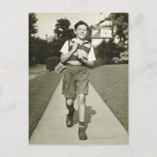 Going to School Postcard