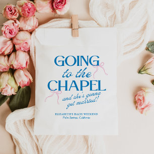 Going to the Chapel Bachelorette Weekend Favour Bag