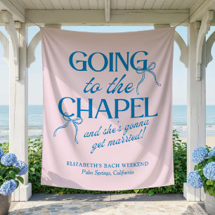 Going to the Chapel Bachelorette Weekend Tapestry
