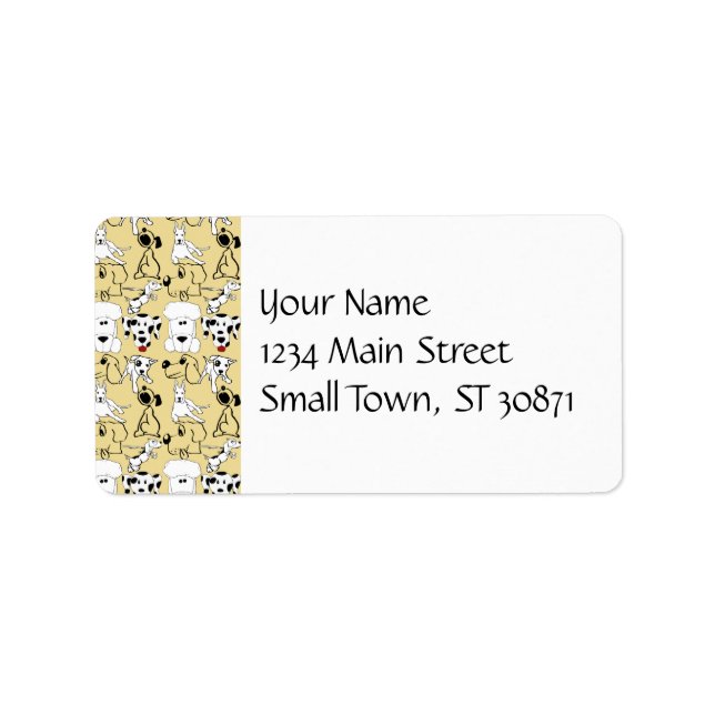 Going to the Dogs Pet Lovers Vet Dog Gifts Label (Front)