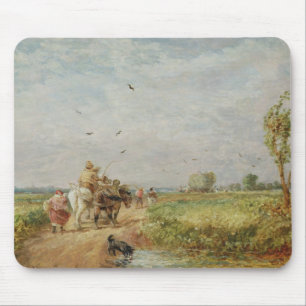 Going to the Hayfield, 1853 (oil on millboard) Mouse Pad