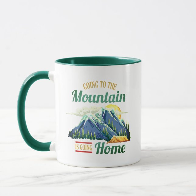 Going to the Mountain Wilderness Mug (Left)