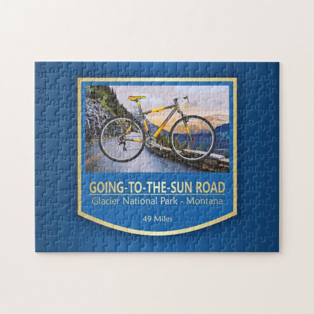 Going to the Sun Road (bike2) Jigsaw Puzzle (Horizontal)