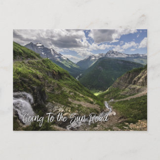 Going to the Sun Road Glacier National Park Postcard