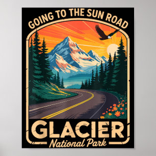 Going To The Sun Road Shirt Montana T Shirt Glacie Poster